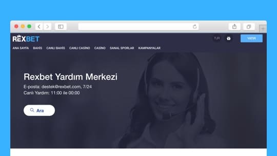 Rexbet Müşteri Temsilcisi